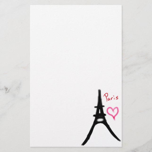 Papelería Torre Eiffel inmóvil (Anverso)