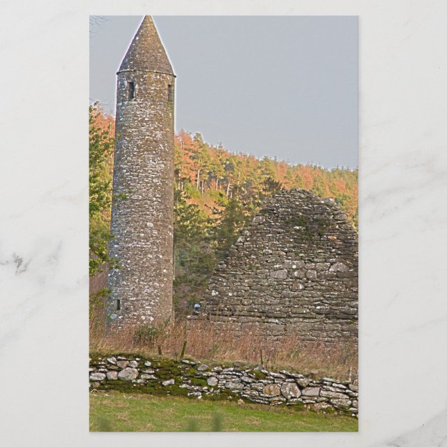 Papelería Torres redondas irlandesas de más de 1.000 años (Anverso)