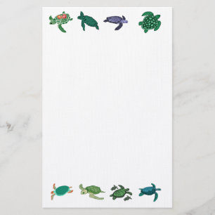 Papelería Tortuga de mar inmóvil