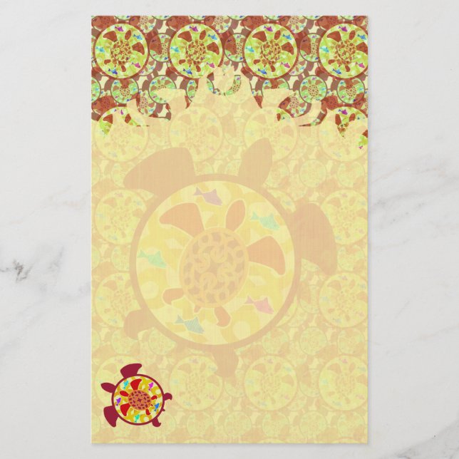 Papelería Tortuga dentro de los efectos de escritorio de la (Anverso)