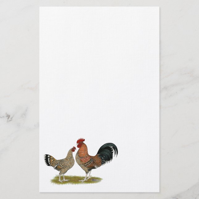 Papelería Tournaisis Bantams (Anverso)