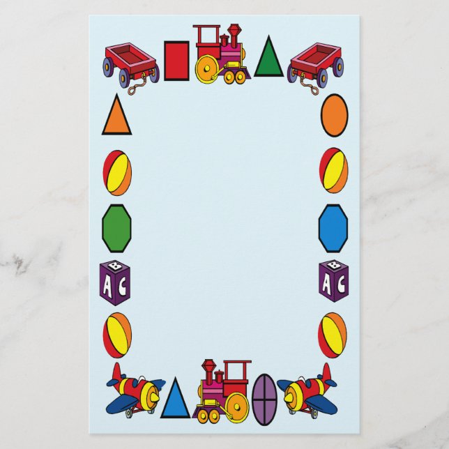 Papelería Toys Stationery (Anverso)