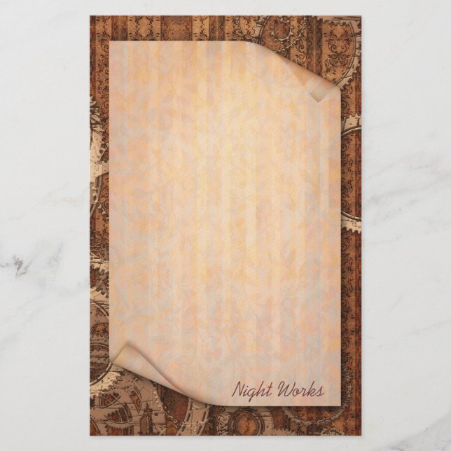 Papelería Trabajos de la noche - efectos de escritorio de (Anverso)