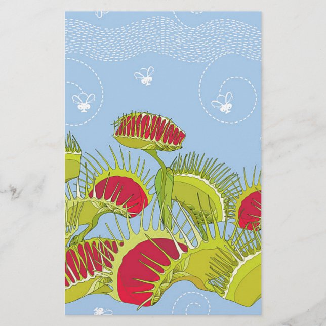 Papelería trampa de mosca azul (Anverso)