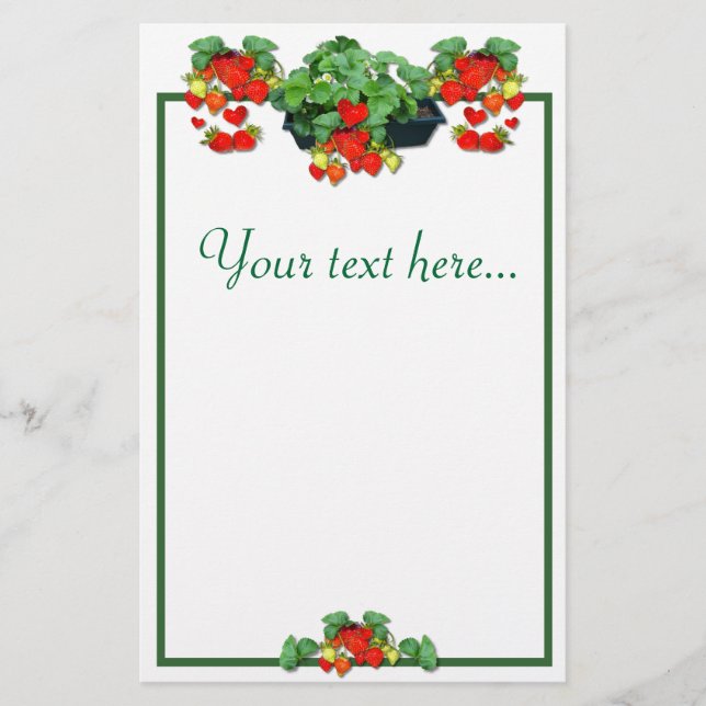 PAPELERÍA TRAWBERRY LOVE (Anverso)