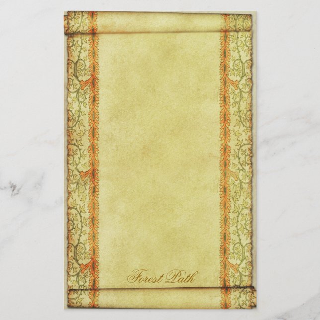 Papelería Trayectoria de bosque - efectos de escritorio (Anverso)