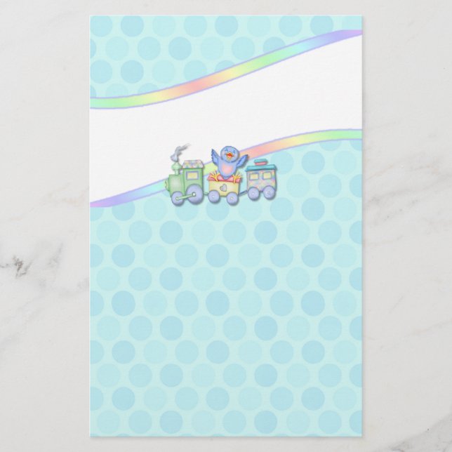 Papelería Tren de Bluebird (Anverso)