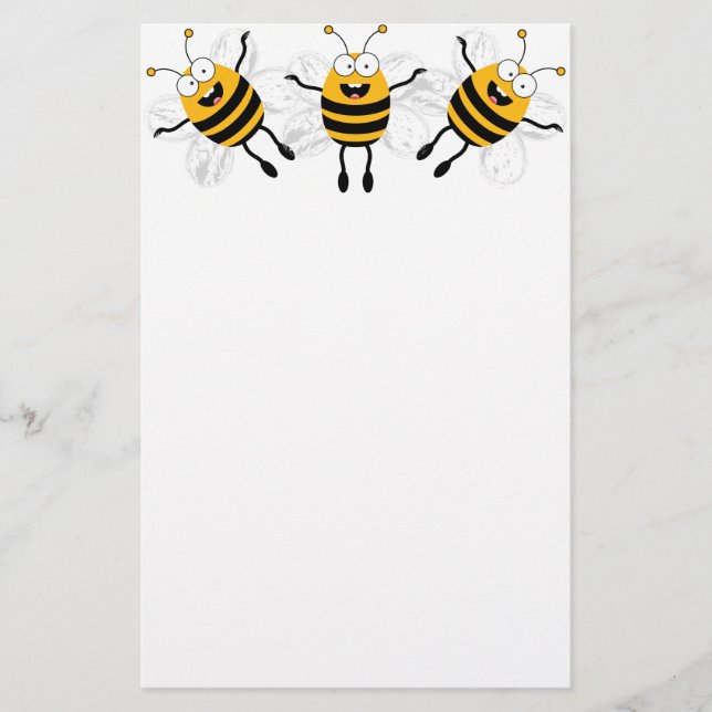 Papelería Tres Personalizados Bee (Anverso)