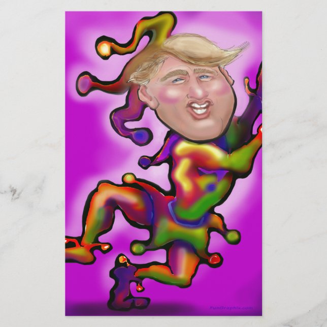 Papelería Trump Jester (Anverso)