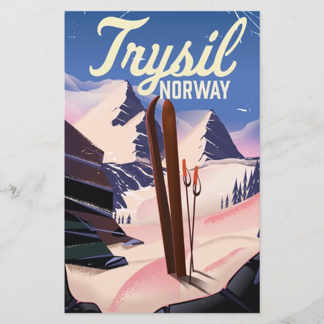 Papelería Trysil Noruega (Anverso)