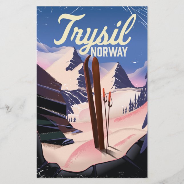 Papelería Trysil Noruega (Anverso)