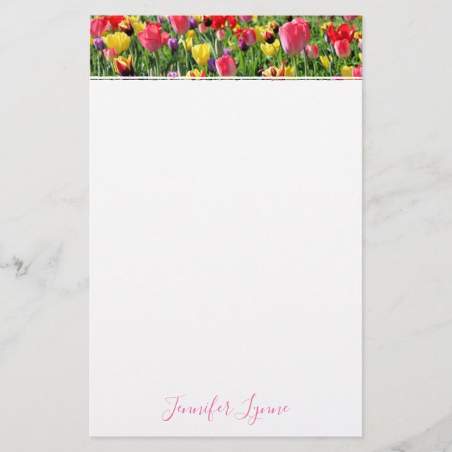 Papelería Tulipanos (Anverso)