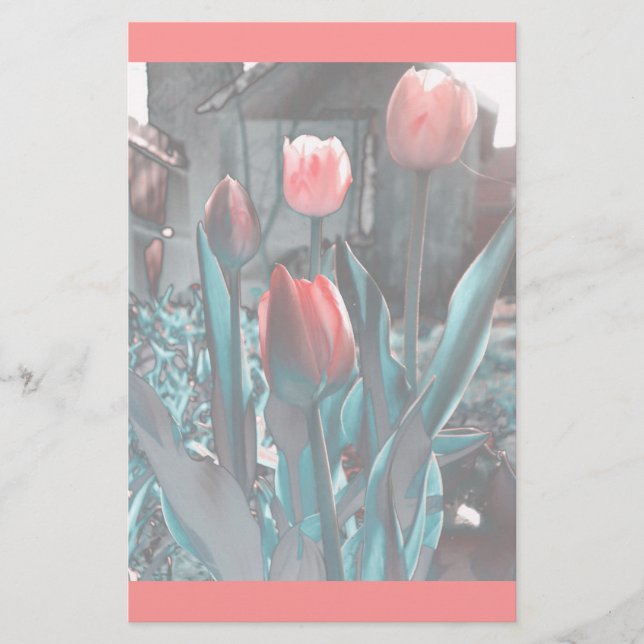 Papelería Tulips Stationery (Anverso)