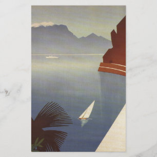 Papelería Turismo del lago Garda Riva Torbole Italia vintage