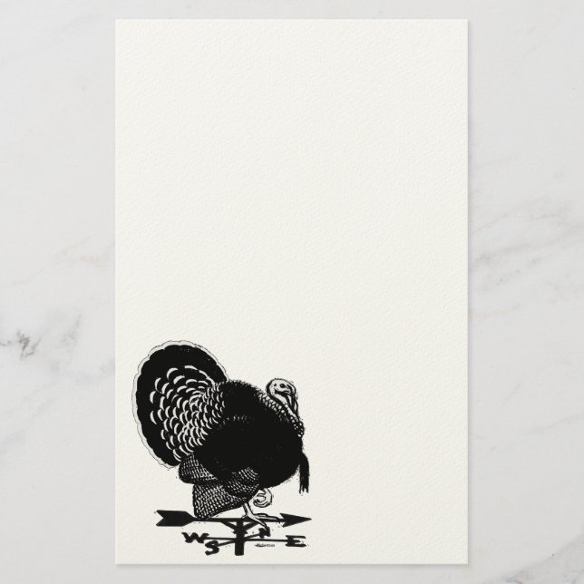 Papelería Turquía Weathervane (Anverso)