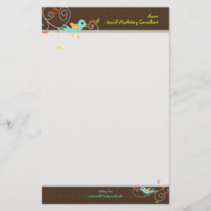 Papelería Tweet de PixDezines, tuit, color SEO marketing/DIY