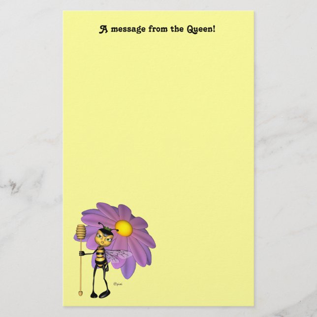 Papelería "Un mensaje de los efectos de escritorio de la (Anverso)