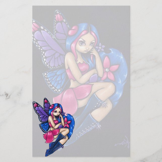 Papelería "Un poco" efectos de escritorio tímidos (Anverso)