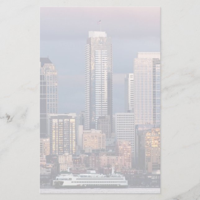 Papelería Una bella y dramática puesta de sol vista desde Oc (Anverso)