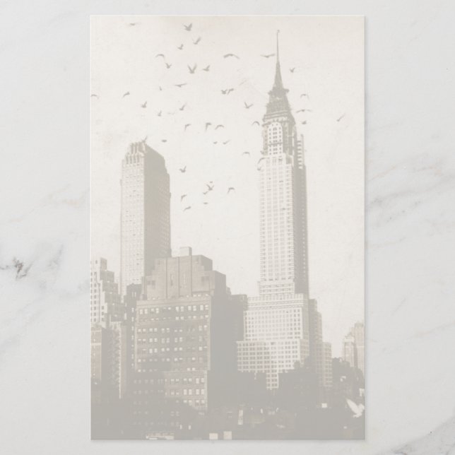 Papelería Una multitud de volar de los pájaros (Anverso)