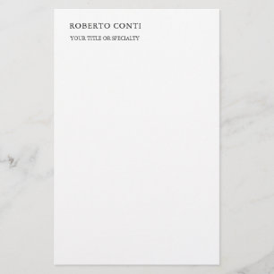 Papelería Único Moderno Plano Minimalista