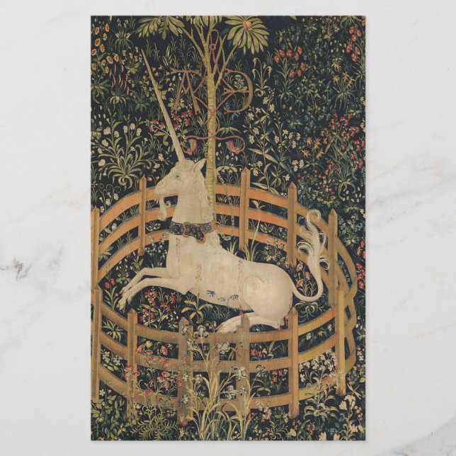 Papelería Unicornio en cautiverio (Anverso)