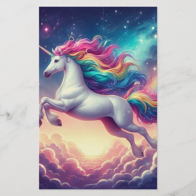 Papelería Unicornio Lindo (Anverso)