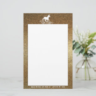 Papelería Unicornio purpurina y estrellas   Estacionamiento 