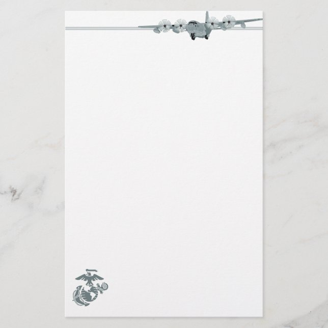PAPELERÍA USMC C-130 (Anverso)