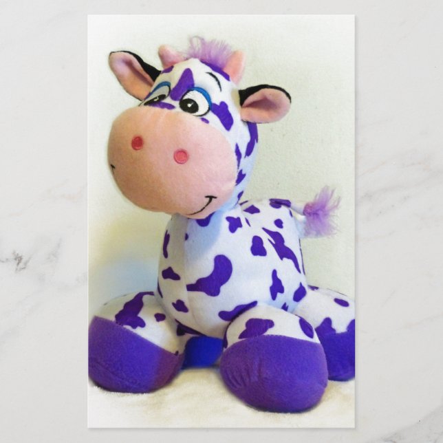 Papelería Vaca púrpura (Anverso)