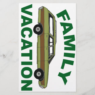 Papelería Vacaciones familiares de los años 80