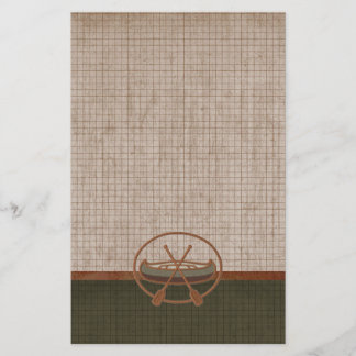 Papelería Vacaciones que acampan del viaje de la canoa