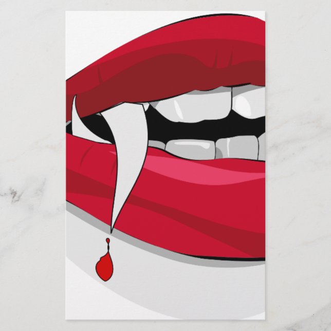 Papelería vampiro (Anverso)