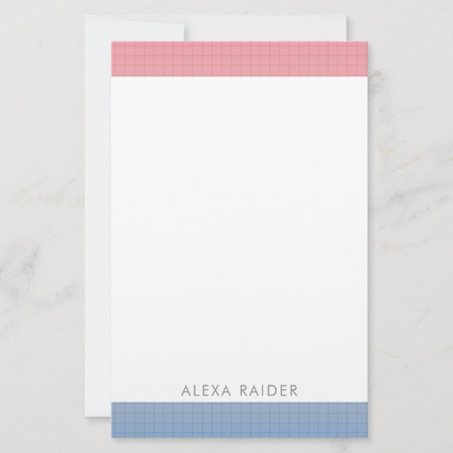 Papelería Vaporwave personalizado (Anverso)