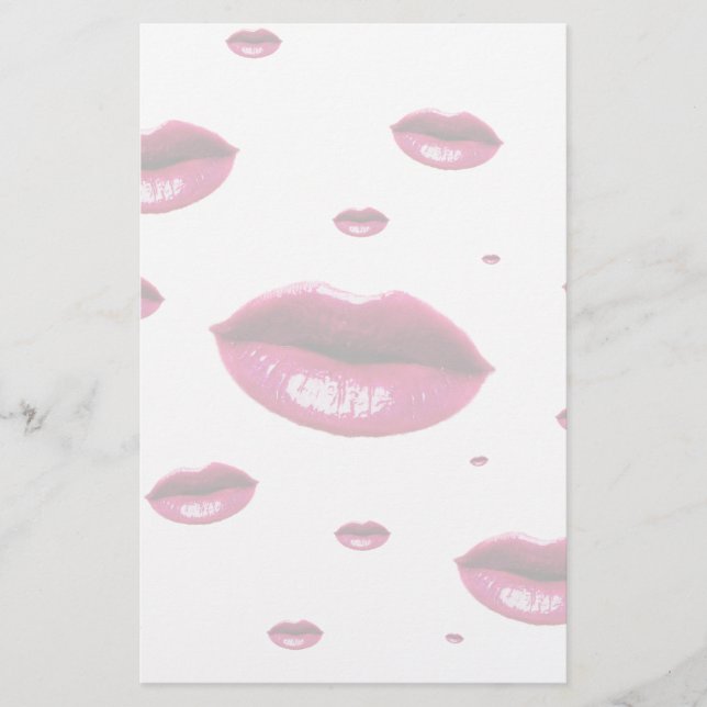 Papelería Varios labios (Anverso)