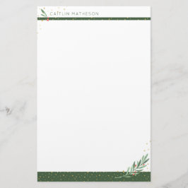 Papelería Vegetación de invierno + vacaciones de Navidades d