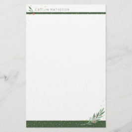 Papelería Vegetación de invierno + vacaciones de Navidades d
