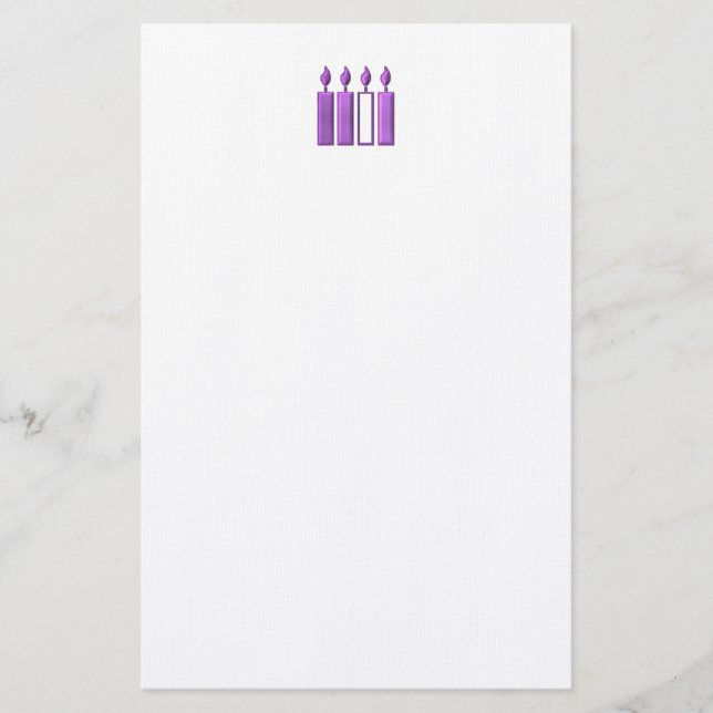 Papelería Velas de guirnalda "3-D" (Anverso)