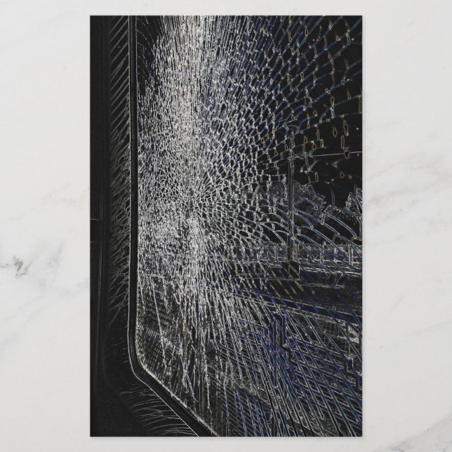 Papelería ventana de tren rota (Anverso)