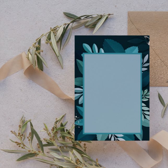 Papelería Verde oscuro elegante (Subido por el creador)