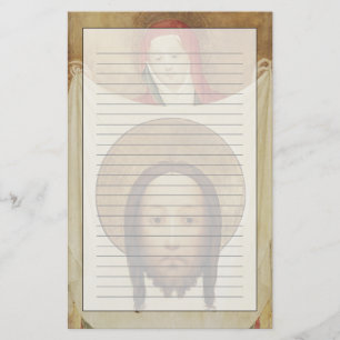 Papelería Veronica con el Sudarium, c.1420 del santo