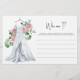 Papelería vestido boda - ¿Quién soy?