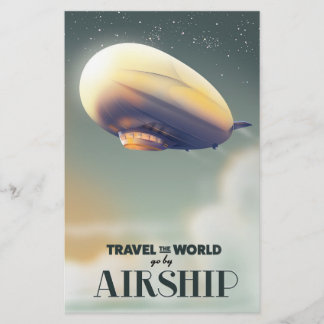 Papelería Viajar por el mundo en Dirigible