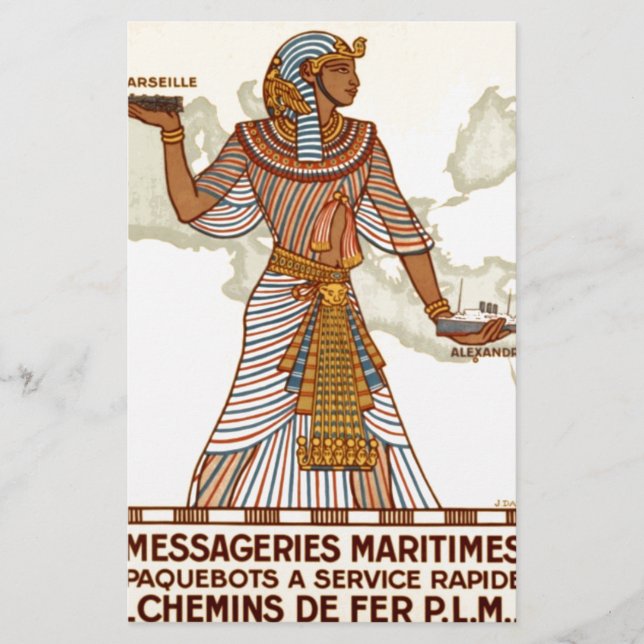 Papelería Viaje por Egipto (Anverso)