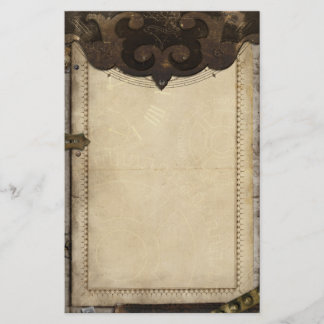 Papelería Victorian Steampunk y engranajes inmóviles