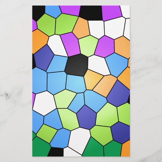 Papelería Vidrio manchado (Anverso)