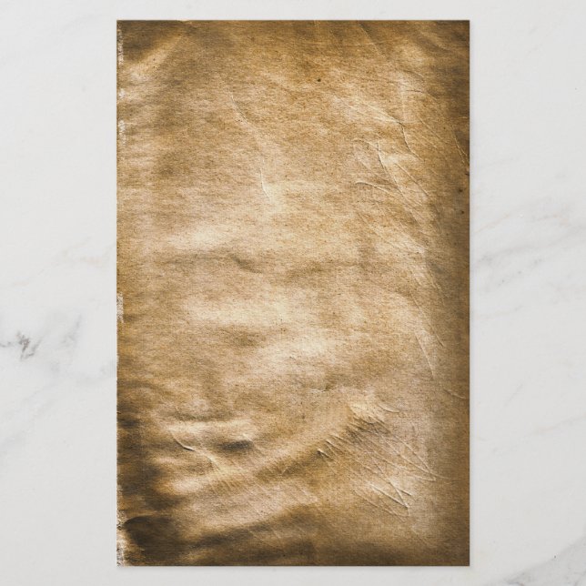 Papelería Vieja Antigüedad Arrugada Manchada (Anverso)