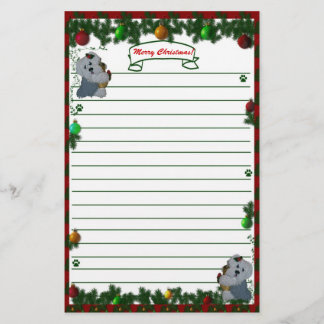 Papelería ¡Viejas Felices Navidad inglesas del perro de