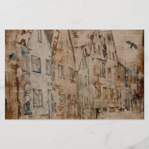 Papelería Viejo libro de cricket Art Journal Pintando a Sepi