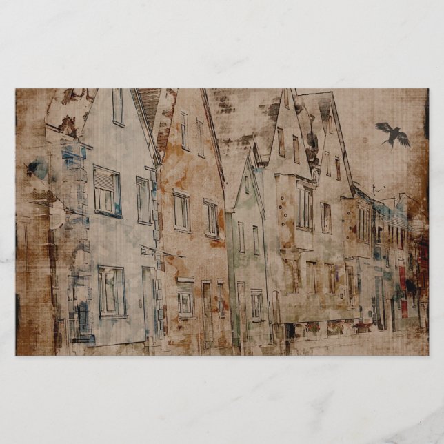 Papelería Viejo libro de cricket Art Journal Pintando a Sepi (Anverso)